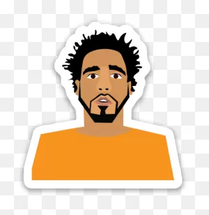 J Cole Clipart - Full Size Clipart (#2549021) - ClipartFlare