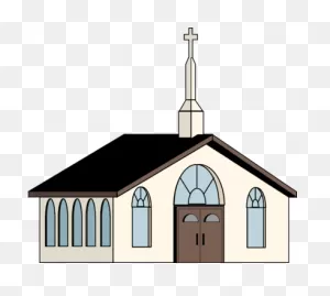 Image White Church Church Clip Art Christart Com - ClipartFlare