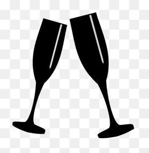 Glasses Champagne Toast - Free Vector Graphic On ClipartFlare