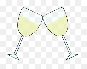 Toasting Champagne Glasses Clip Art - Toasting Champagne Glasses Image