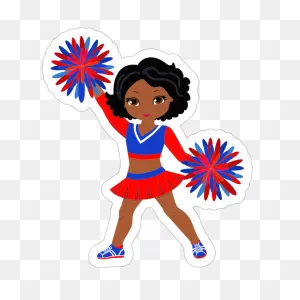Awesome Cheerleading Sticker