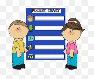 Pocket Chart Clip Art - Pocket Chart Vector Image | School Kids ClipartFlare.com 