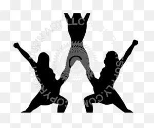 Stunt Clipart Cheerleading Pyramid - Transparent Background ClipartFlare.com 
