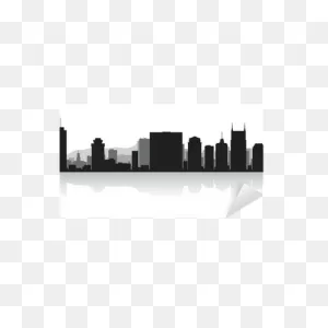 Pine Tree Clipart Skyline - City Skyline Silhouette Png | Full ClipartFlare.com 