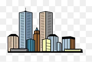 City Buildings Skyscrapers - Free Vector Graphic On ClipartFlare