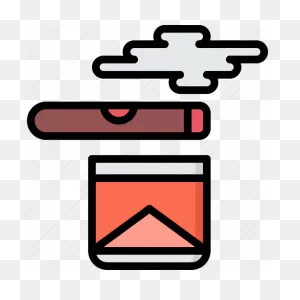 Cigar, Criminal, Glass, Mafia, Smoke, Smoking, Whiskey Icon ClipartFlare.com 