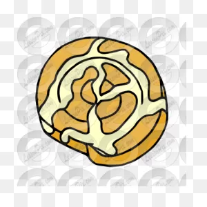 Cinnamon Roll Picture For Classroom / Therapy Use - Great Cinnamon ClipartFlare.com 