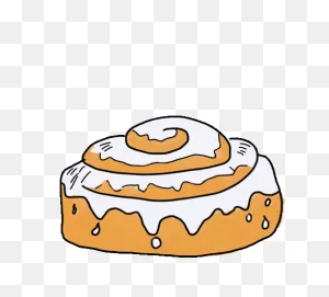 Cinnamon Roll Sticker By Feiersun For Ios & Android | ClipartFlare