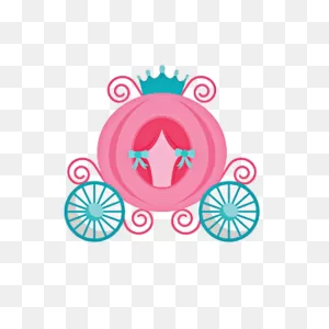 Cinderella Carriage Princess Clip Art - Cartoon Princess Wind ClipartFlare.com 