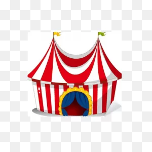A Circus Tent Sticker • Pixers® - We Live To Change