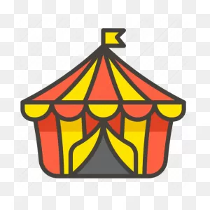 Circus, Tent Icon - Download On Iconfinder On Iconfinder