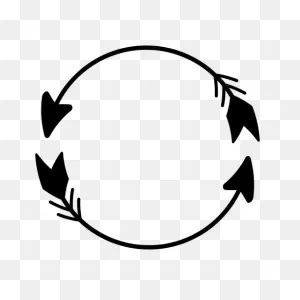 Circle Arrows Geometric Circle Design Transparent Png & PNG-WebP Vector