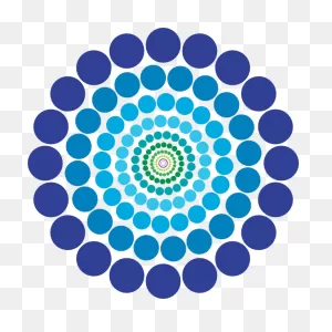 Blue Abstract Circle Pattern Clip Art - Vector Clip Art Online ClipartFlare.com 