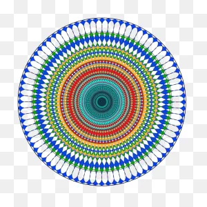 Symmetry,area,circle - Free Cross Stitch Circle Border Pattern ClipartFlare.com 