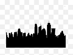 New York City London Silhouette Skyline Clip Art - Los Angeles Png ClipartFlare.com 