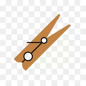 Clip, Clothespin, Hang To Dry, Household, Laundry, Wash Icon ClipartFlare.com 