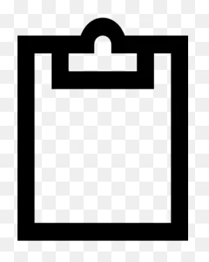 Clipboard Clipart Black And White Png - ClipartFlare