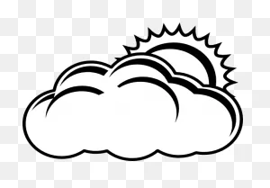 Cloudy Clipart Hostted 3 - ClipartFlare
