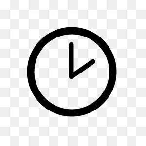 Clock Of Circular Shape At Two O Clock Free Vector Icons Designed ClipartFlare.com 