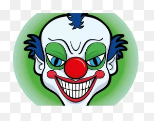 Clown Clipart Creepy - Evil Clown - (640X480) Png Clipart Download