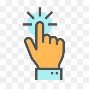Click, Click Here, Finger, Hand, Here, Tap, Touch Icon - Download On ClipartFlare.com 