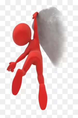 Figure Hang Cliff 800 Clr - Hanging From A Cliff Clipart - Full ClipartFlare.com 