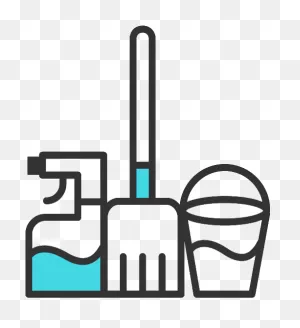 Basic Cleaning - Cleaning Supplies Clipart Transparent - Png ClipartFlare.com 
