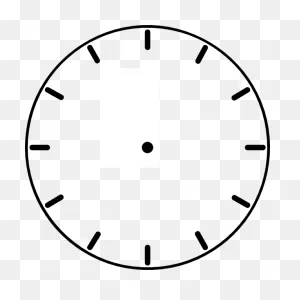 Best Photos Of 8 Clock Face Template - Round Clock Template, Free ClipartFlare.com 