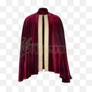 Regal Fleur De Lis Short Cloak