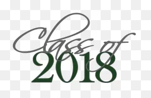 High School Graduation Class Of 2018 Clipart - Large Size Png ClipartFlare.com 