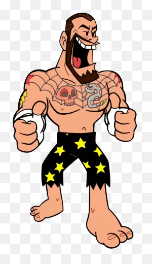 Cm Punkrock Cut By Danger Liam - Cm Punk Rock Flintstones | Full ClipartFlare.com 