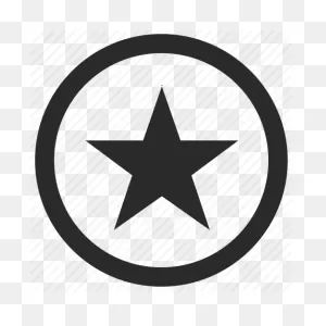 Converse Logo Clipart - Circle, Star, Font, Transparent Clip Art