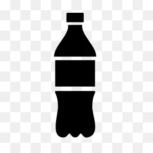 Coca Cola Bottle Silhouette Vector Image | Free PNG-WebP