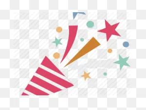 Confetti Clipart Party Horn - Confetti Poppers Transparent ClipartFlare.com 