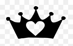 Desenho De Coroa De Menina - Princess Crown Decal - (612X387) Png ClipartFlare.com 
