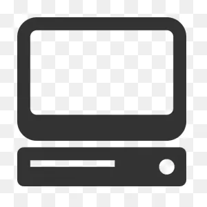 Grey Computer Icon Transparent Png - Stickpng
