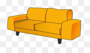 Couch Clipart Transparent Background - Couch Clipart - Png ClipartFlare.com 