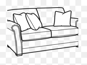 Download Drawn Couch Side View - Couch Clipart Black And White Png ClipartFlare.com 