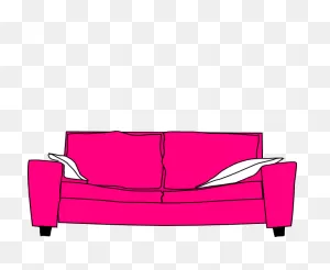 Pink Couch With Pillows Clip Art At ClipartFlare ClipartFlare.com - Vector Clip Art ClipartFlare.com 
