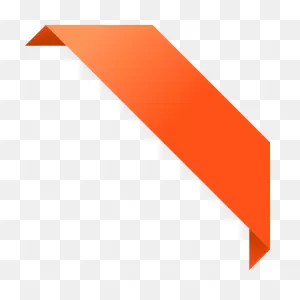 Orange Design Corner Ribbon Vector Data Vector Transparent ClipartFlare.com 