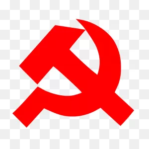 Communism Sign Of Thick Hammer And Sickle Vector Clip Art | Free Svg