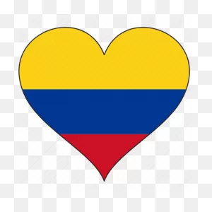 Colombia, Flag, Heart, South America, Country Icon - Download On ClipartFlare.com 