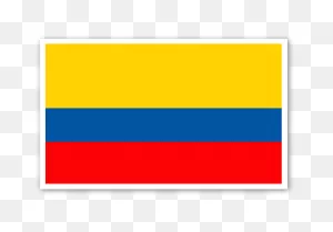 Die Cut Flag Of Colombia – @ Stickerapp Shop