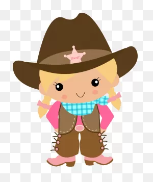 Cowboy E Cowgirl - Clipart Cowgirl | Full Size Png Download | ClipartFlare