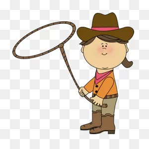 Cowgirl With A Lasso Clip Art - Cowgirl With A Lasso Image ClipartFlare.com 