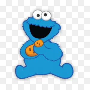 Wall Sticker For Kid The Baby Cookie Monster | ClipartFlare ClipartFlare.com