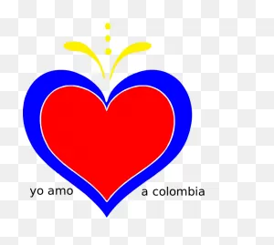 Corazon Colombiano Clip Art Image - Clipsafari