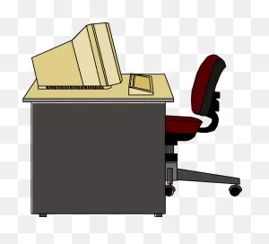 Computer Desk Clipart Transparent - ClipartFlare