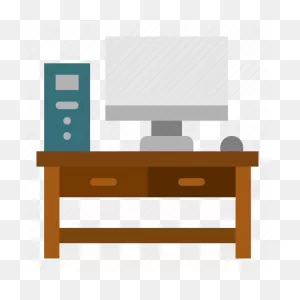 Computer, Desk, Furniture, Table, Work Icon - Download On Iconfinder