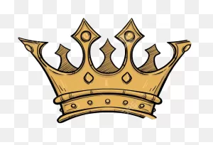 Goldencrown #crown #gold #golden - Corona De Rey Dibujo Clipart ClipartFlare.com 